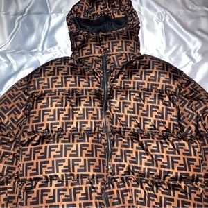 FENDI reversible bubble coat